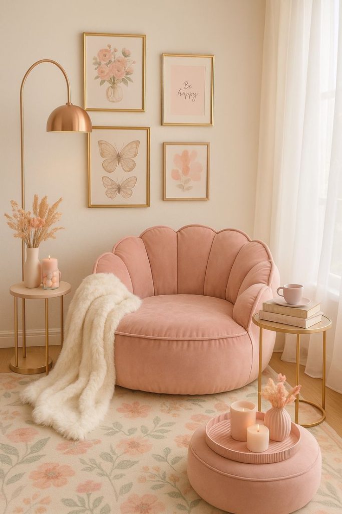pink chair